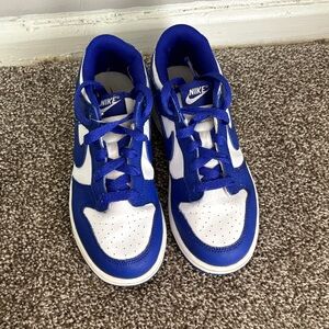 Nike Kids Royal Blue and White Sneakers